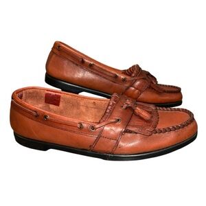 Harbor Tack | Men’s Tassel Slip-On Shoes – Brown Leather, Size 9.5, Leather
New